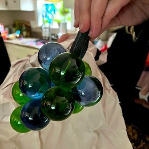 Vintage Lucite Acrylic Grape Cluster